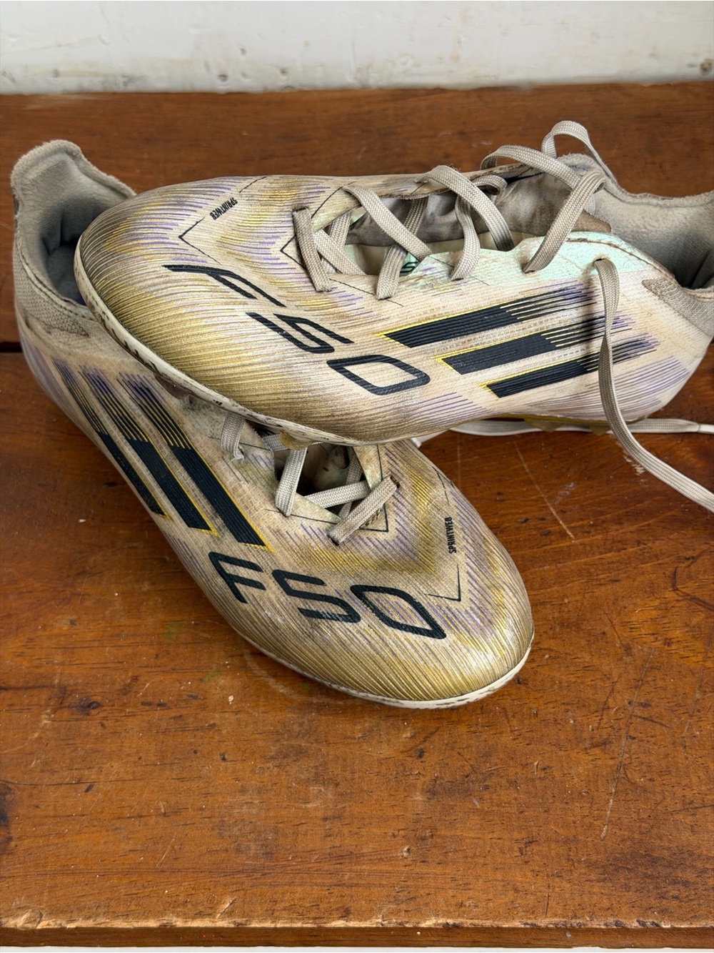 Adidas Kids' youth F50 elite Metallic Gold Soccer Cleats - Youth